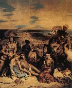 Eugene Delacroix The Massacre of Chios oil